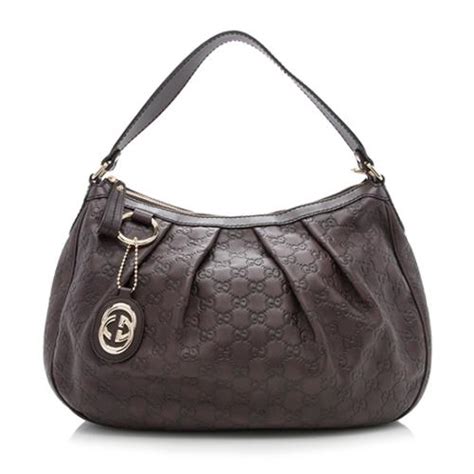 sukey hobo grigia gucci|Sukey Gucci Handbags for Women .